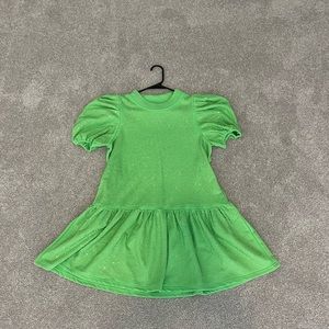 Queen of Sparkles green sparkly dress